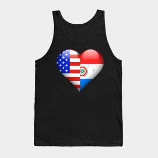 Half American Half Paraguayan - Gift for Paraguayan From Paraguay Tank Top